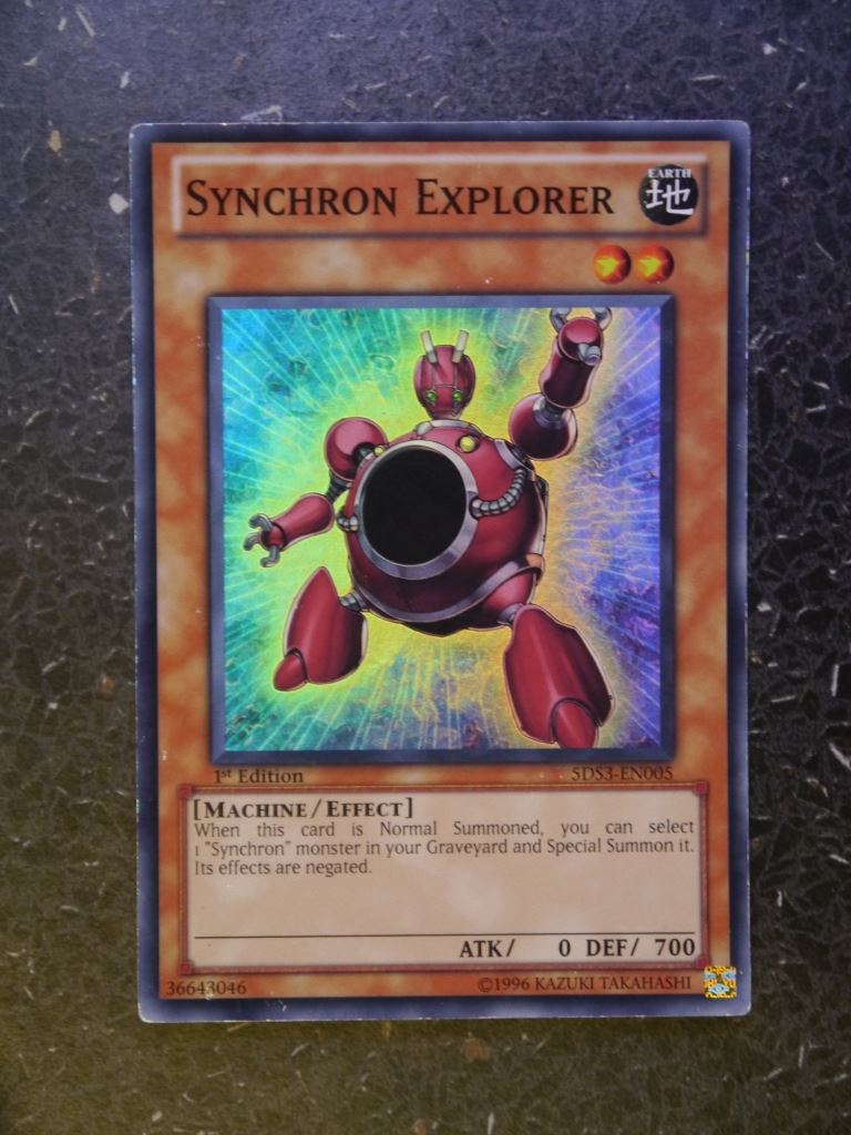 Yugioh Cards:SYNCHRON EXPLODER 5DS3 SUPER RARE # 2G97