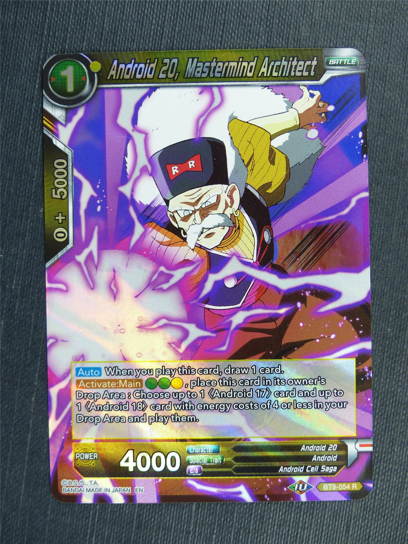 Android 20 Mastermind Architect R - Dragon Ball Super Cards #459