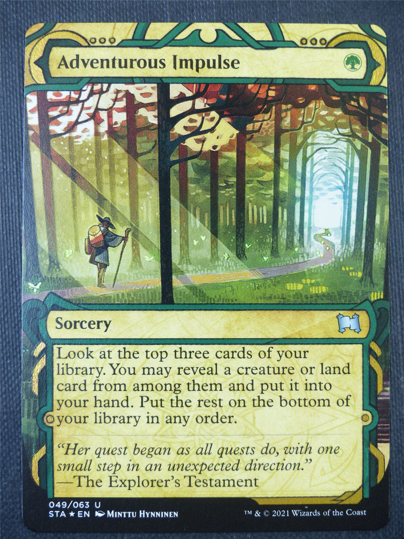 Adventurous Impulse Etched - Mystical Archive - Mtg Card #S8