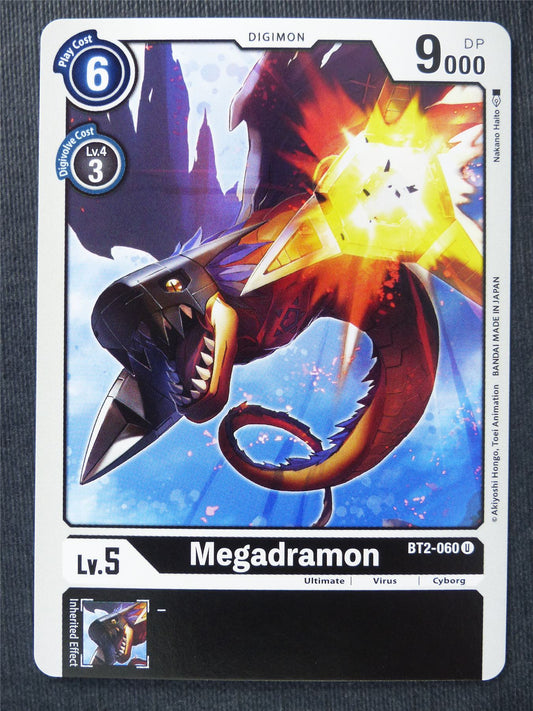 Megadramon BT2-060 U - Digimon Cards #QQ