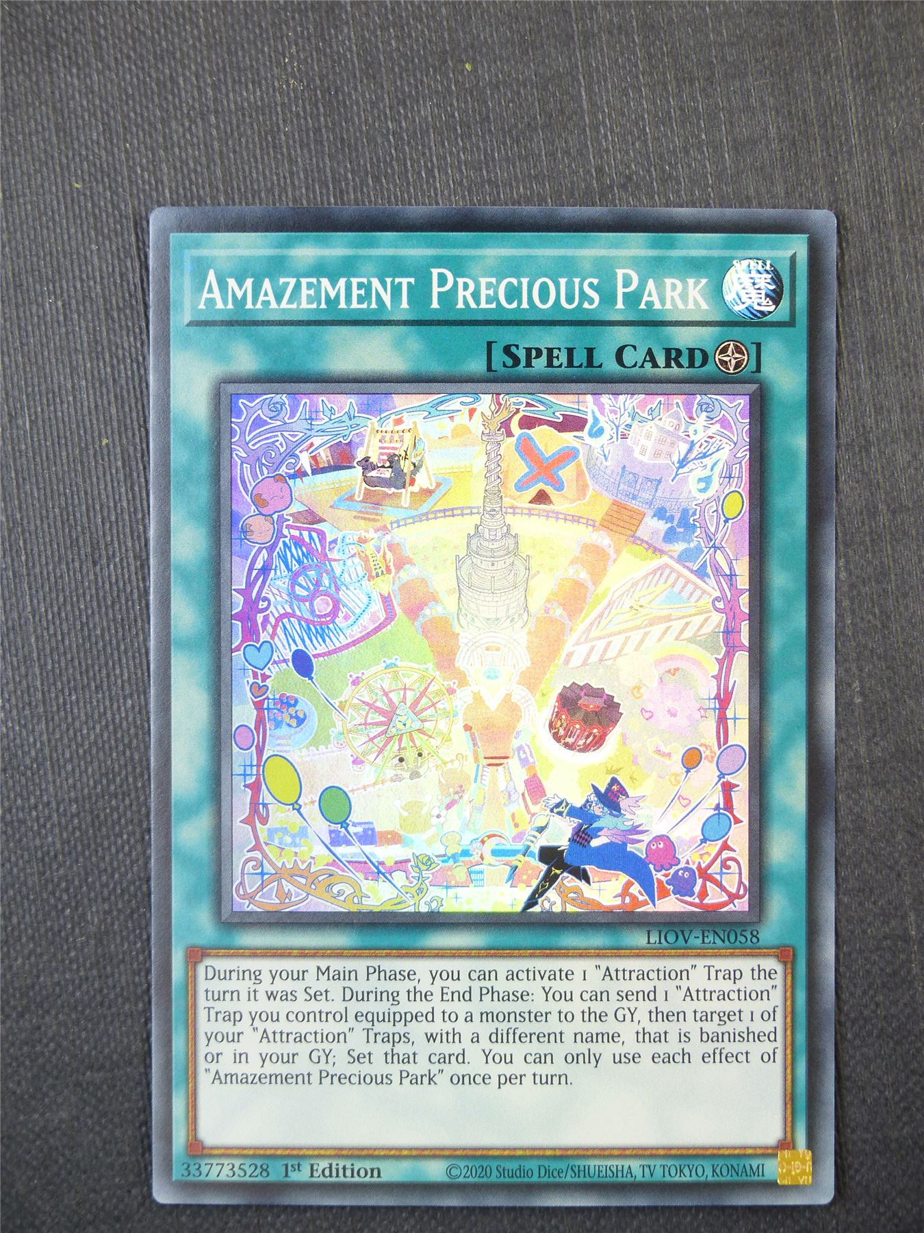 Amazement Precious Park - Yugioh Card #9HL Archeron Amazement Precious Park - Yugioh Card #9HL Archeron