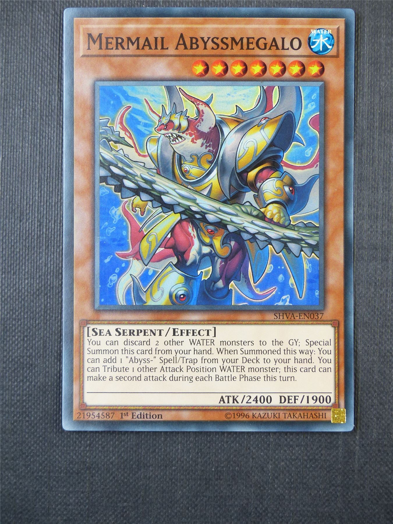 yugioh master duel gift card Mermail Abyssmegalo
