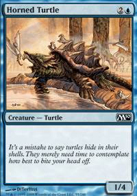 Mtg Magic Card: M10 : Horned Turtle