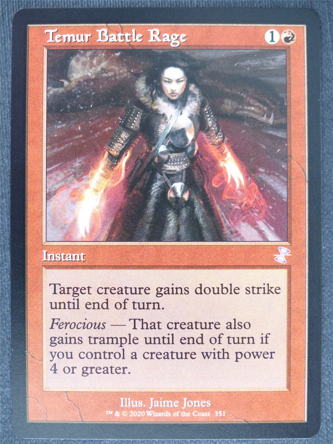 Temur Battle Rage Timeshifted - Remastered - Mtg Magic Cards #MI Archeron Temur Battle Rage Timeshifted - Remastered - Mtg Magic Cards #MI Archeron