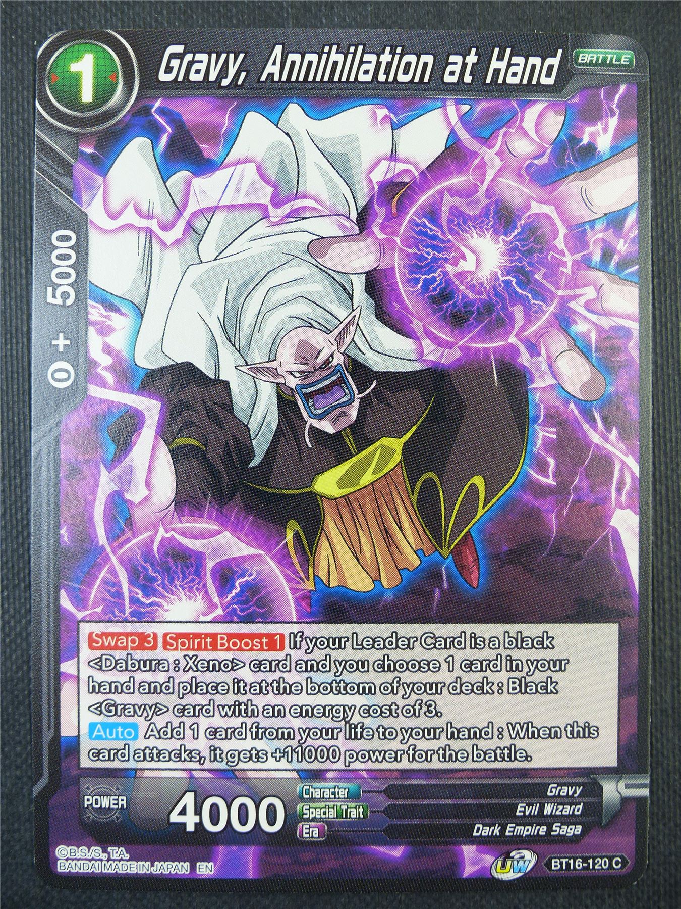Gravy Annihilation at Hand - Dragon Ball Super Card #800