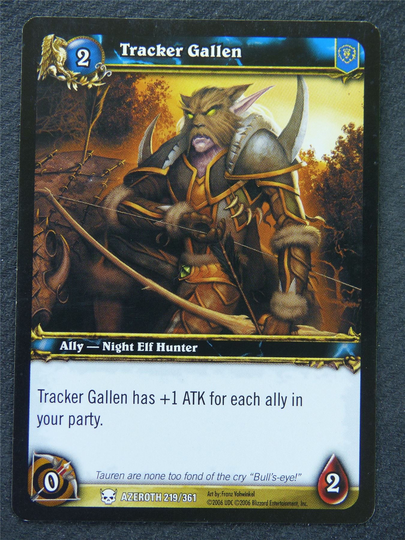 Tracker Gallen - Common - World Of Warcraft #1CW