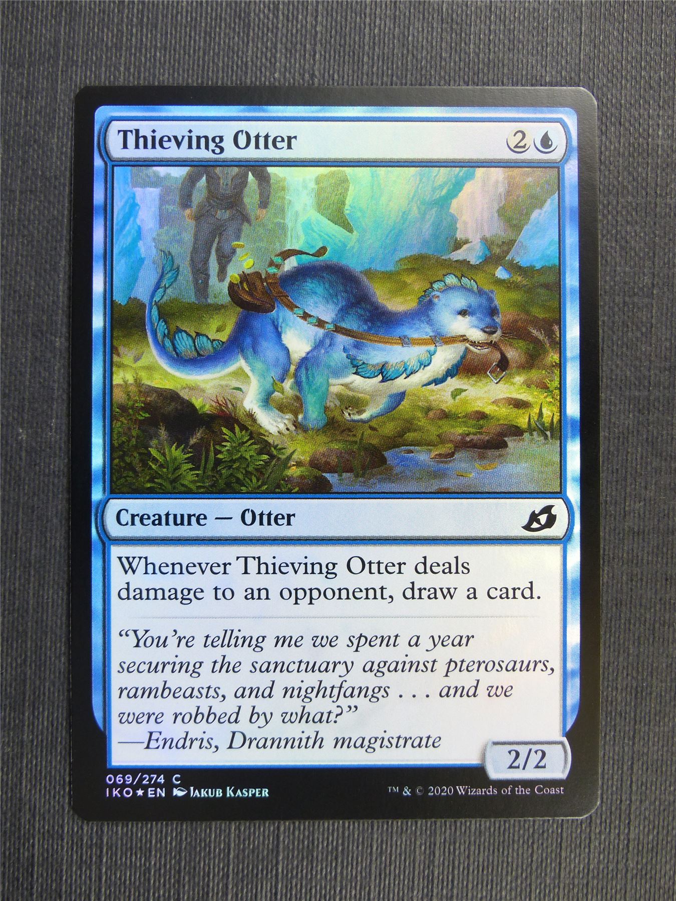 otter yugioh card Thieving Otter Foil - IKO