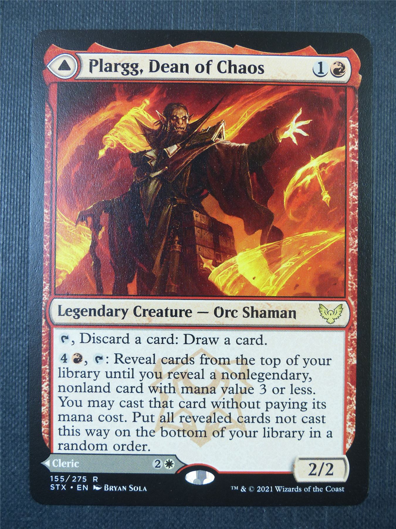 Plargg Dean of Chaos - Mtg Card #8UX