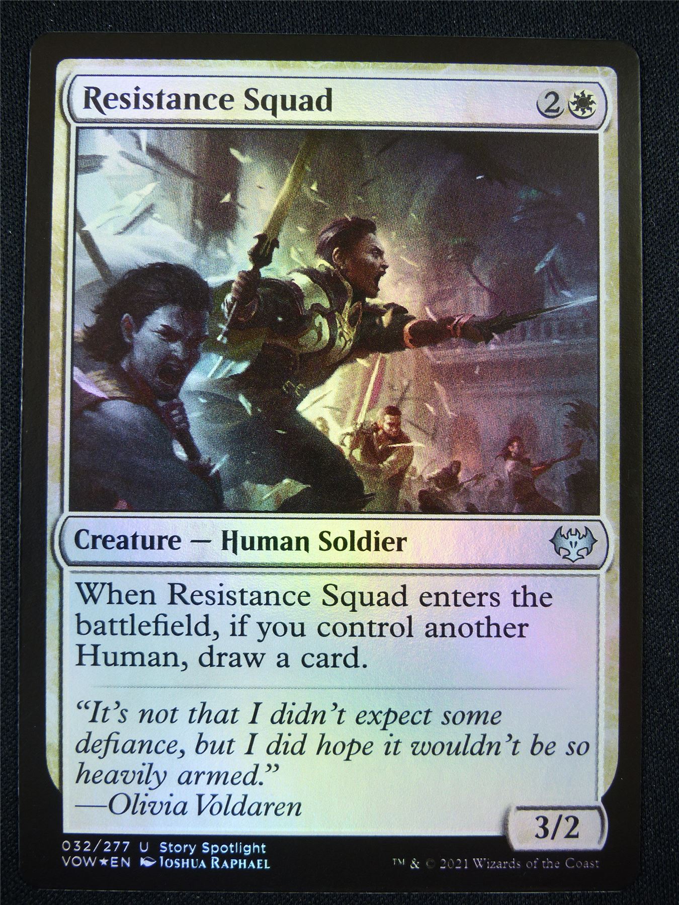 Resistance Squad Foil - Mtg Card #1M4