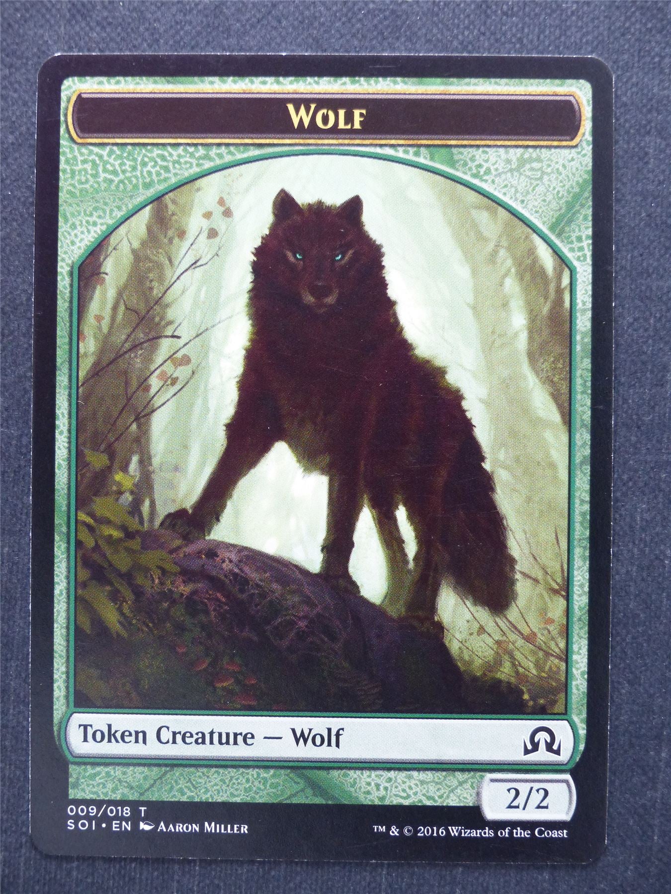 Wolf Token - Mtg Magic Card #A5