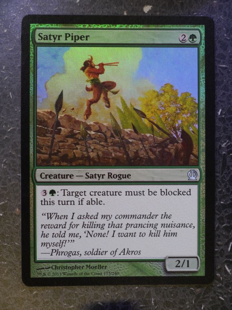MTG Cards: SATYR PIPER FOIL # 5B55 – Archeron