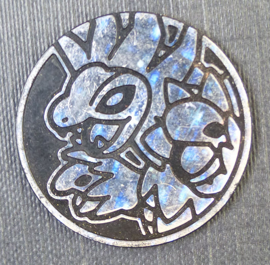 Hydreigon Coin - Sparkling Silver - Pokemon #8MS