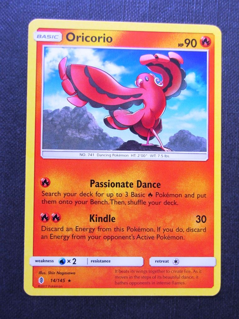 pokemon card oricorio Oricorio 14/145
