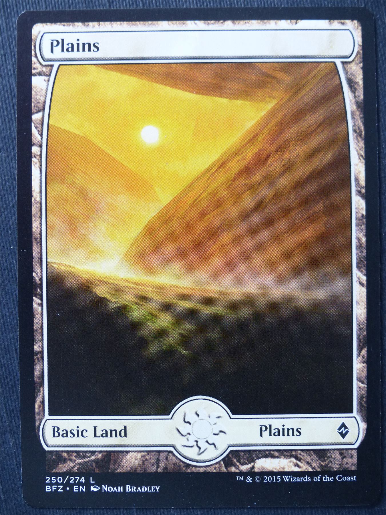 Plains Full Art 250/274 - Mtg Magic Cards #D3