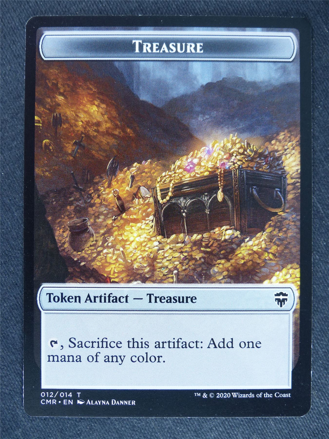 Treasure Token - Mtg Magic Cards #W6 Archeron Treasure Token - Mtg Magic Cards #W6 Archeron