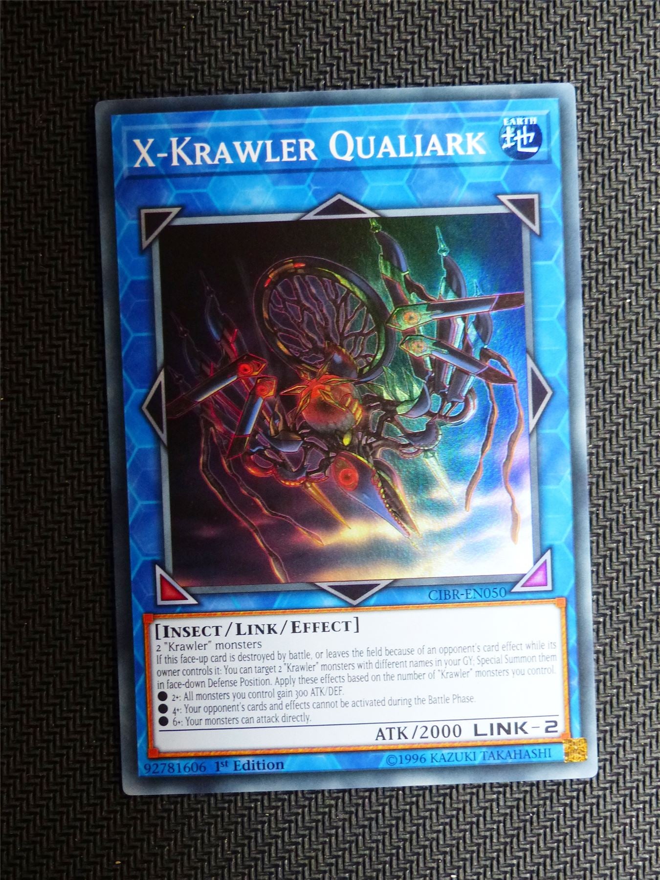 X Krawler Qualiark - CIBR - Super Rare - Yugioh Card # 1E72 Archeron X Krawler Qualiark - CIBR - Super Rare - Yugioh Card # 1E72 Archeron