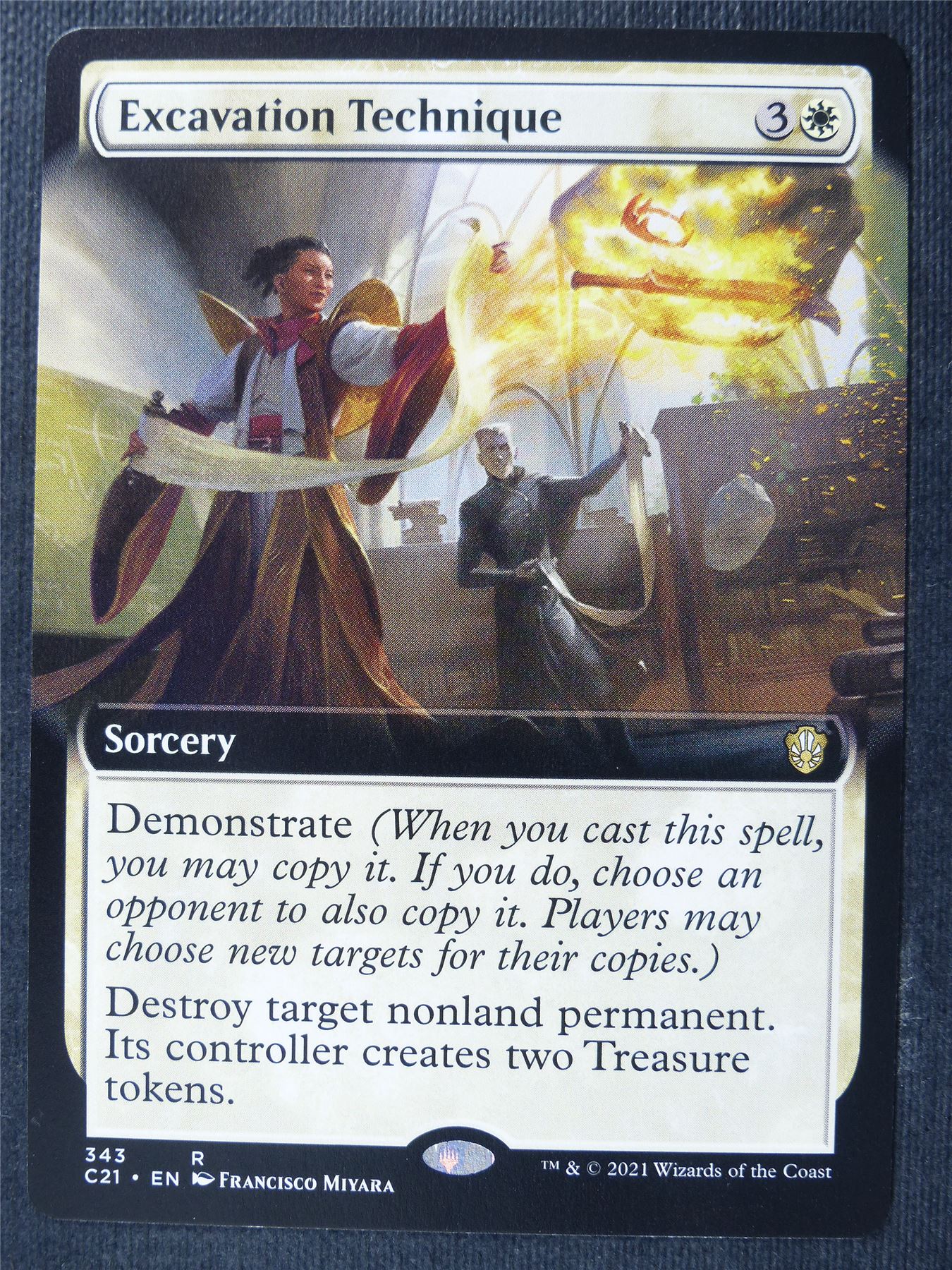 Excavation Technique Extended art - Mtg Magic Cards #1DF