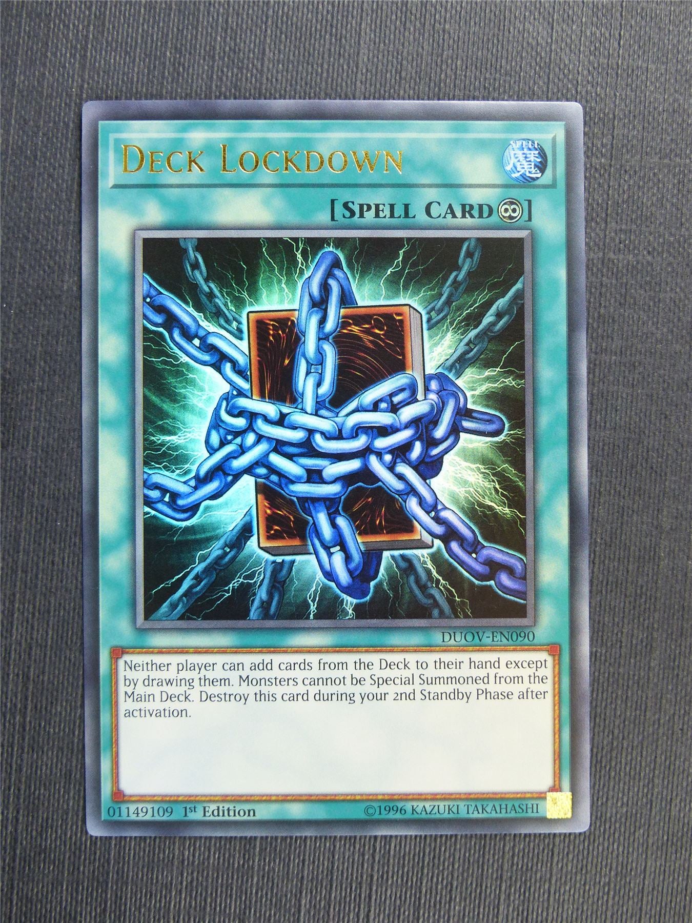 Deck Lockdown DUOV Ultra Rare - 1st ed - Yugioh Cards #2WJ