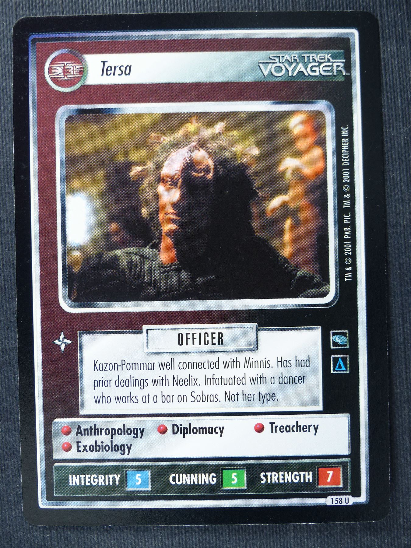 Tersa - Voyager - Star Trek Cards #151