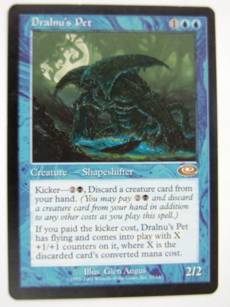 MTG Magic Played Cards: DRALNU'S PET # 8A83