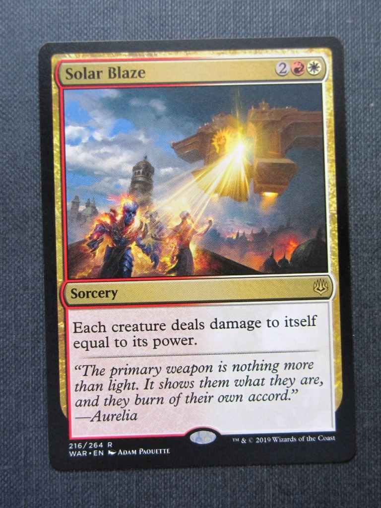 Solar Blaze - Mtg Magic Cards # 10A44