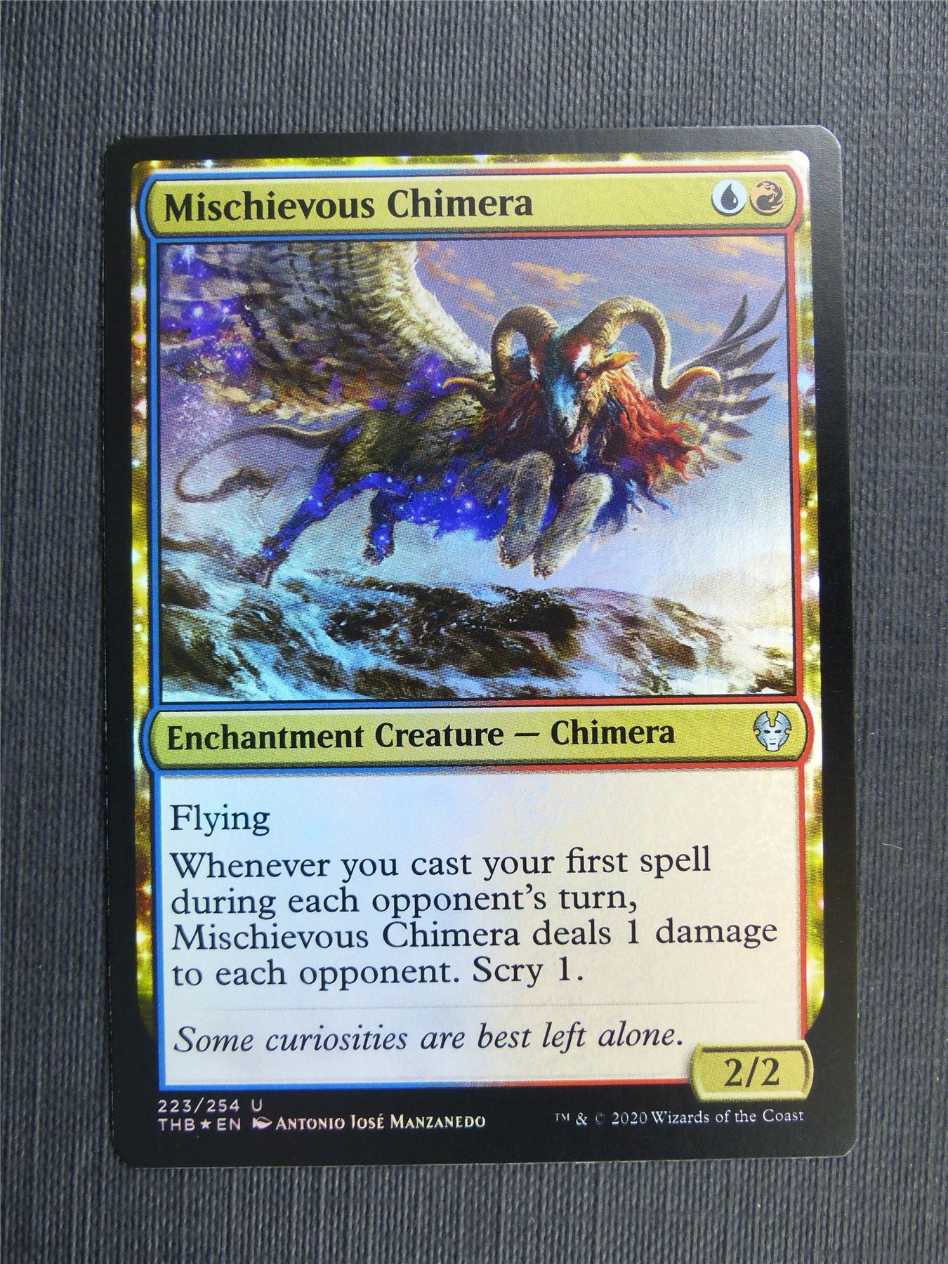 Mischievous Chimera Foil - Theros Collector Ed - Mtg Magic Cards #3JQ