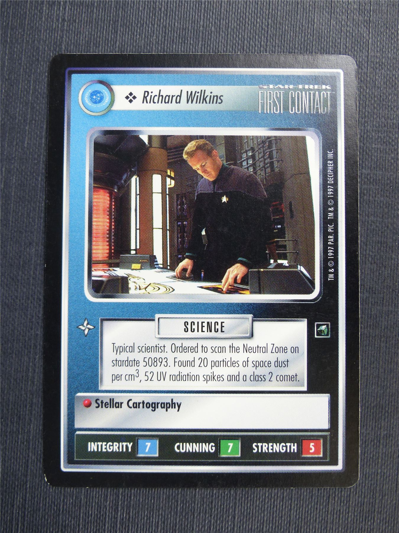 Richard Wilkins - First Contact - Star Trek Cards #4R6