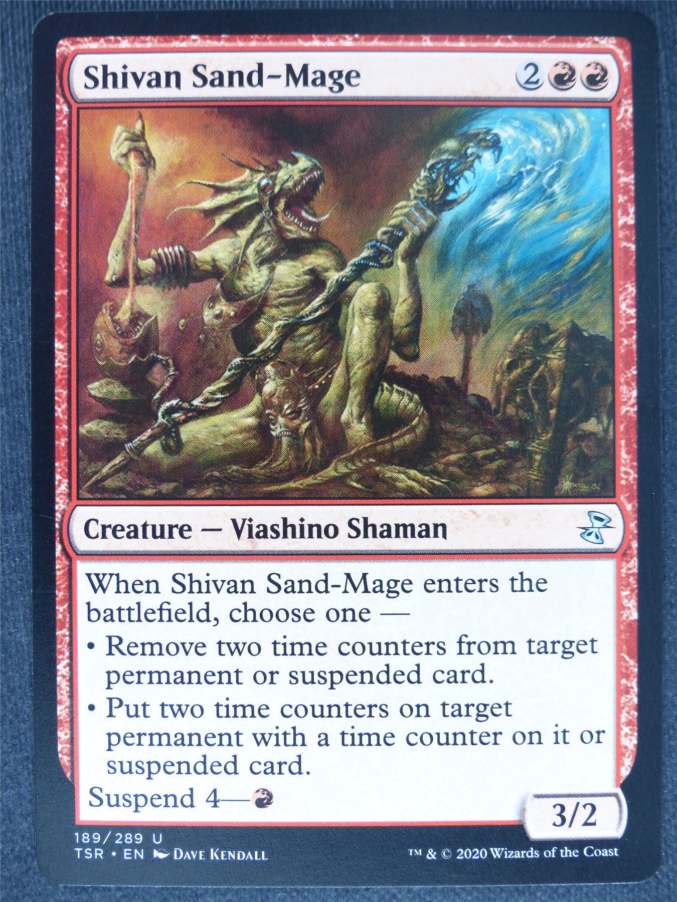 Shivan Sand-Mage - Remastered - Mtg Magic Cards #SP