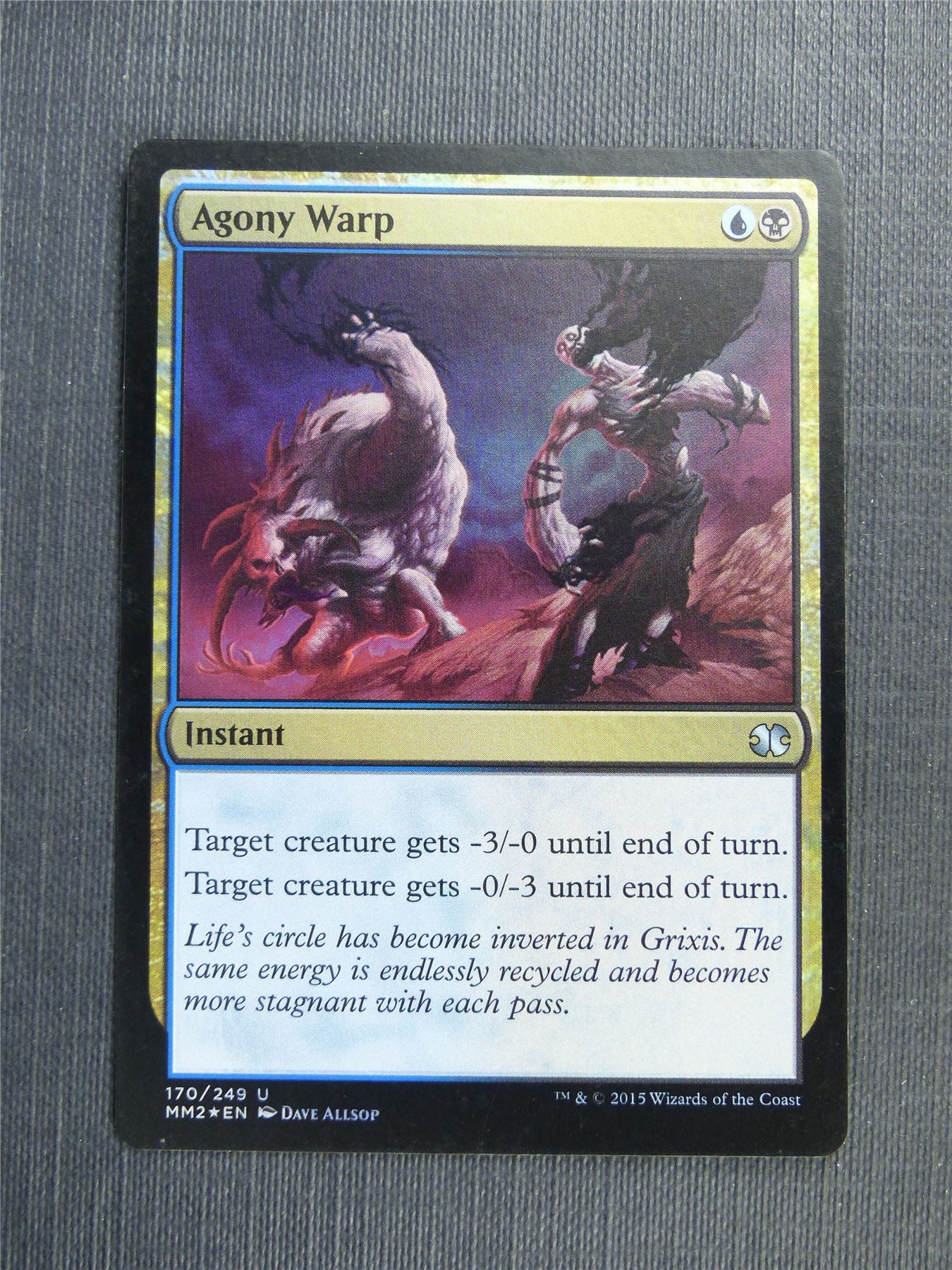 Agony Warp Foil - Mtg Magic Cards #5AK