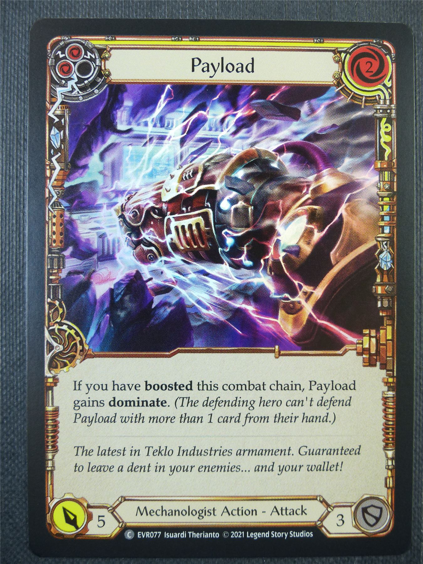 Payload Yellow Foil - 1st ed Everfest - Flesh & Blood Card #6GX