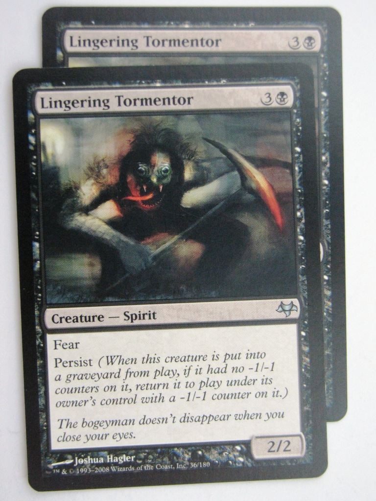 MTG Magic Cards: LINGERING TORMENTOR x2 # 27D27
