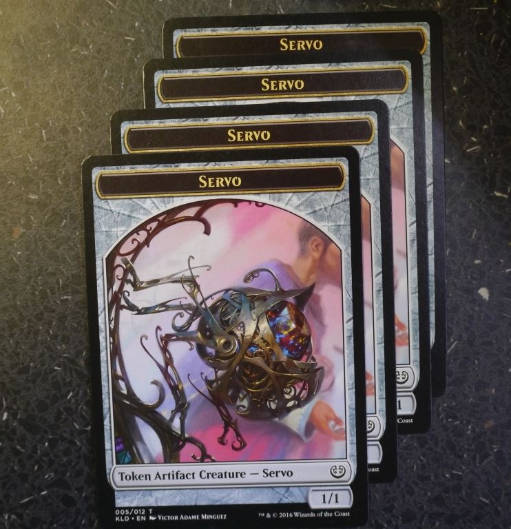 MTG Magic Token Cards: SERVO X4 # 10D99 MTG Magic Token Cards: SERVO X4 # 10D99