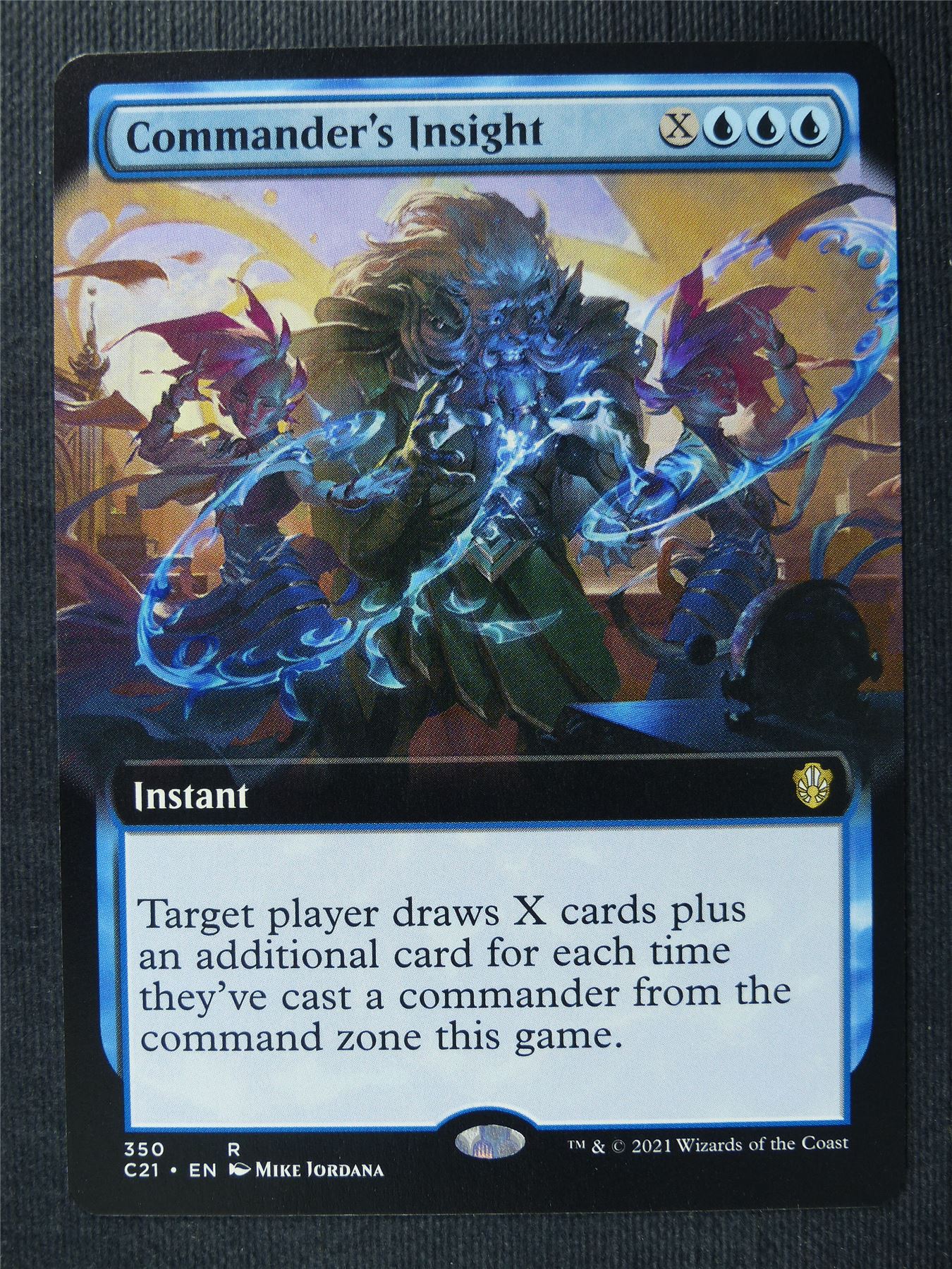 Commander's Insight Extended Art - Mtg Magic Cards #PP
