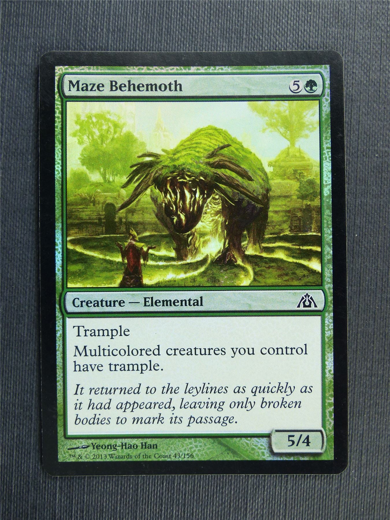 Maze Behemoth Foil - Mtg Magic Cards #3B5
