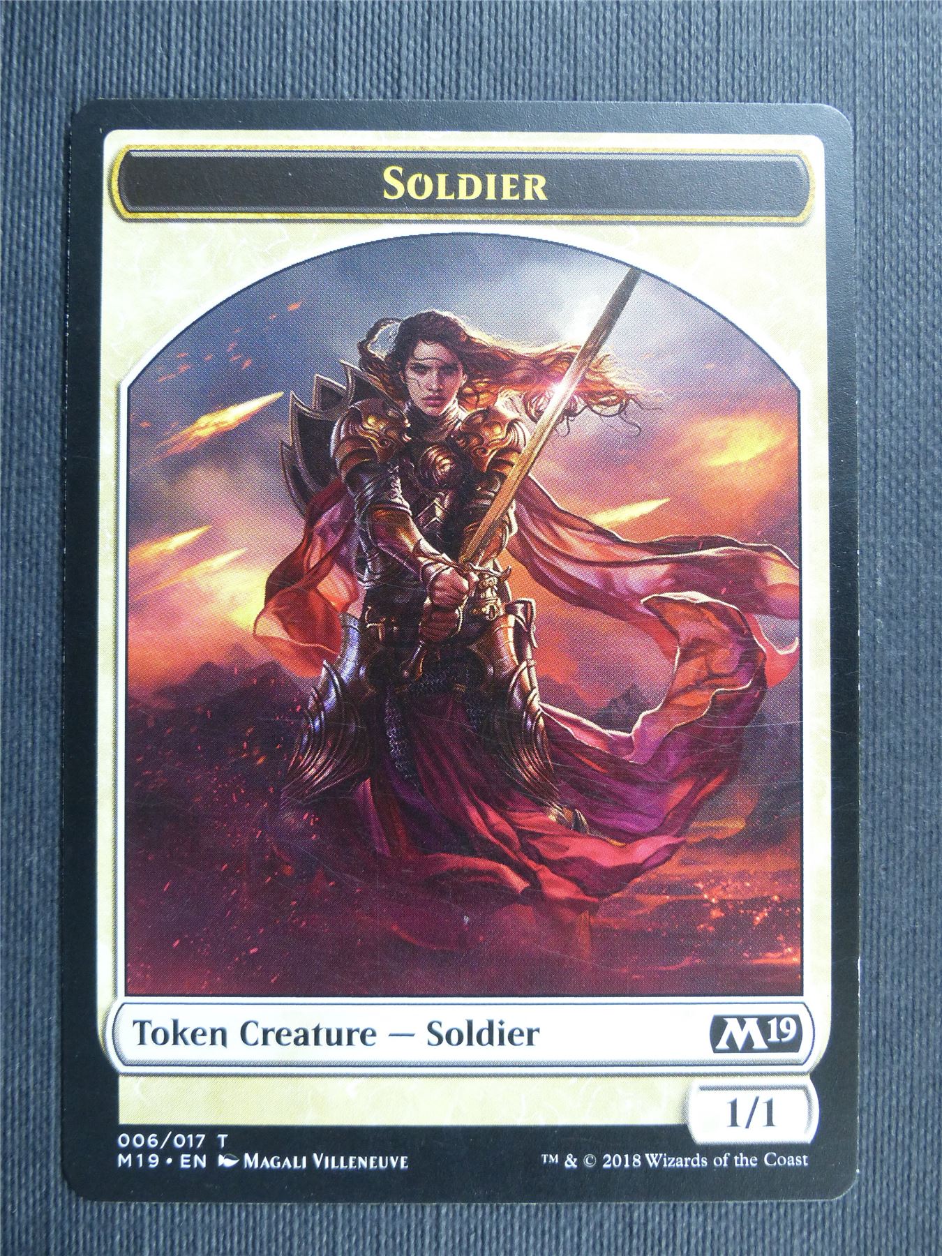 Soldier Token - Mtg Magic Cards #451