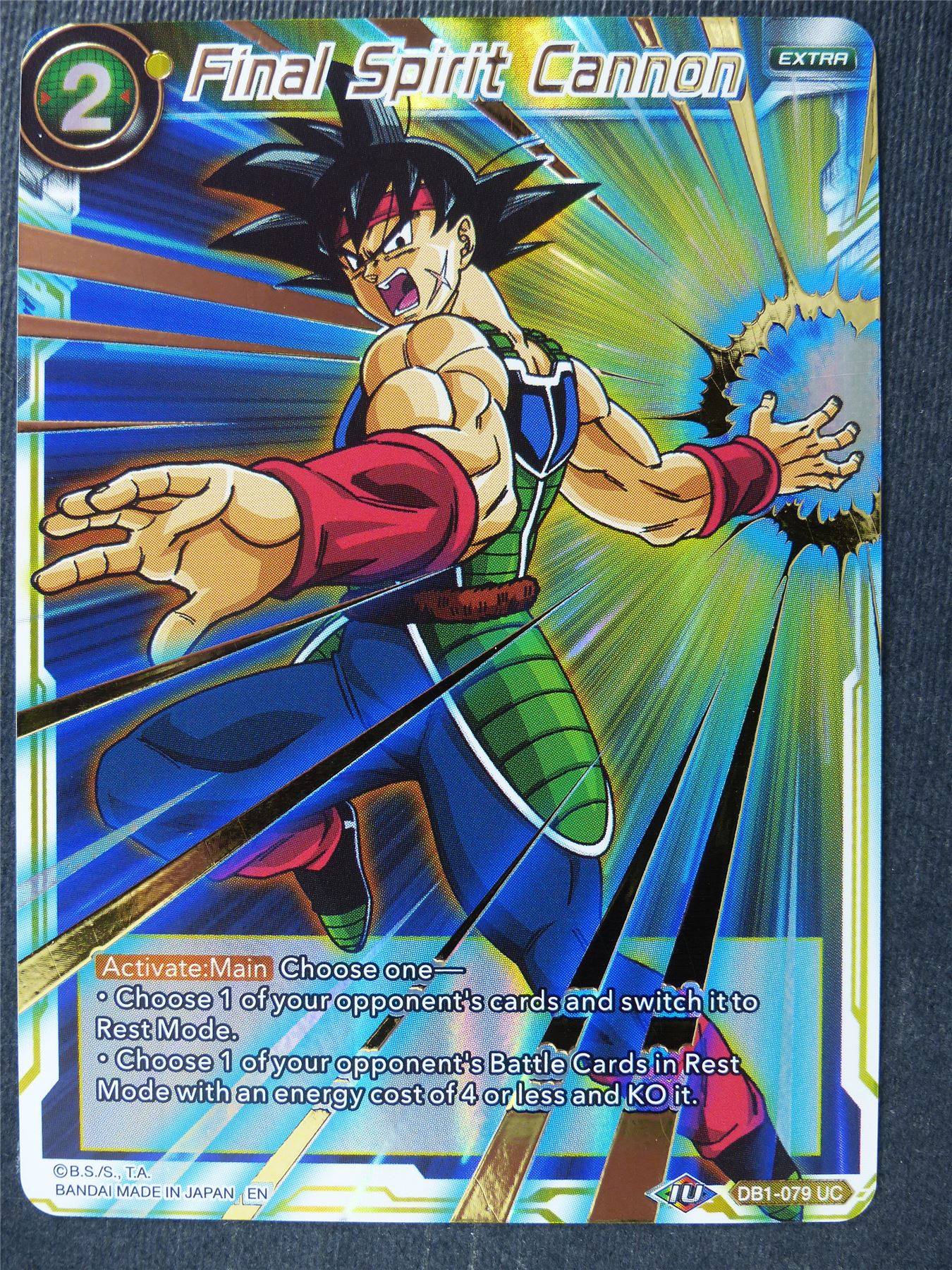 Final Spirit Cannon Foil - Mythic Booster - Dragon Ball Super Card #42L