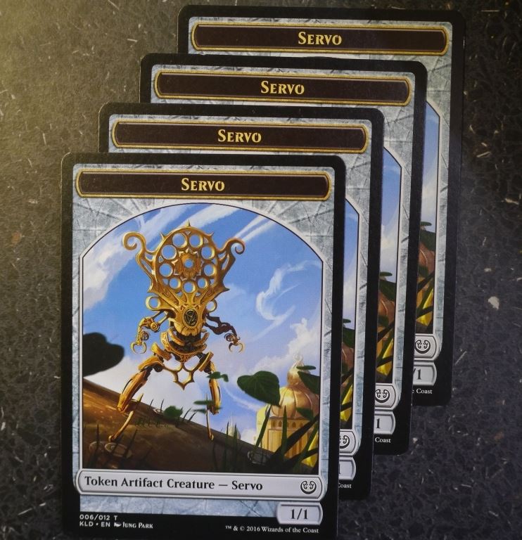 MTG Magic Token Cards: SERVO X4 # 10D100