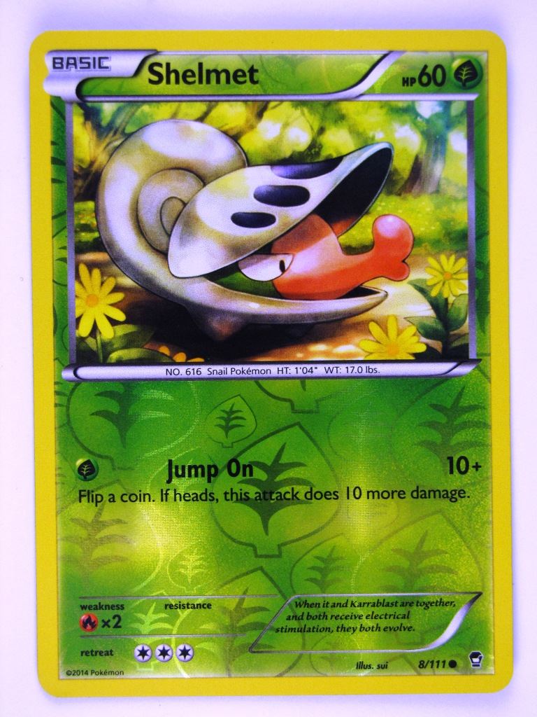 Pokemon Cards: SHELMET 8/111 REVERSE HOLO # 20D51 Archeron Pokemon Cards: SHELMET 8/111 REVERSE HOLO # 20D51 Archeron