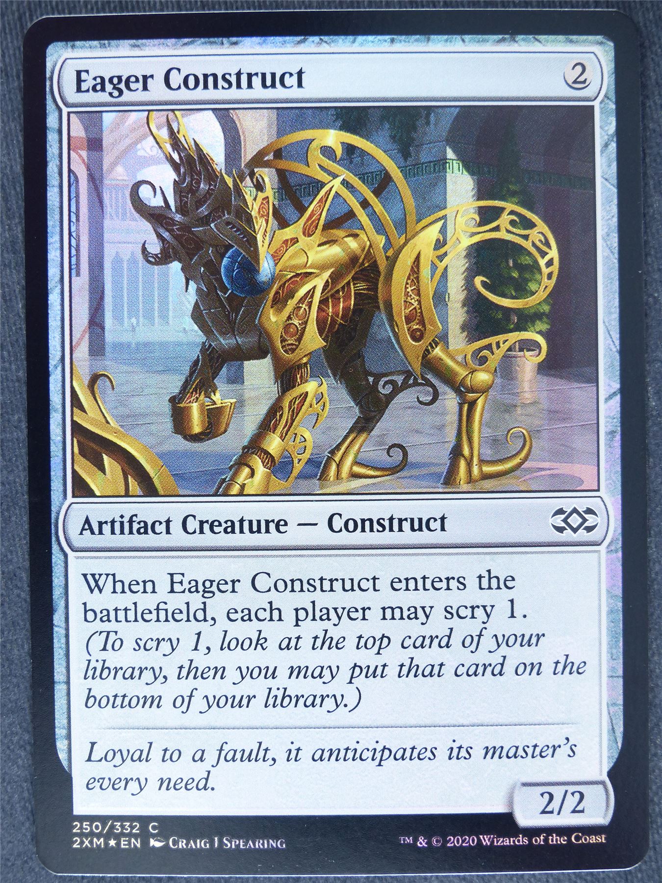 Eager Construct Foil Mint - Mtg Magic Cards #Z