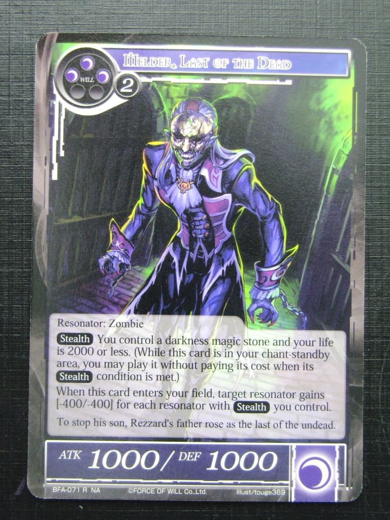 Force of Will Cards: MELDER LAST OF THE DEAD R # 26F92
