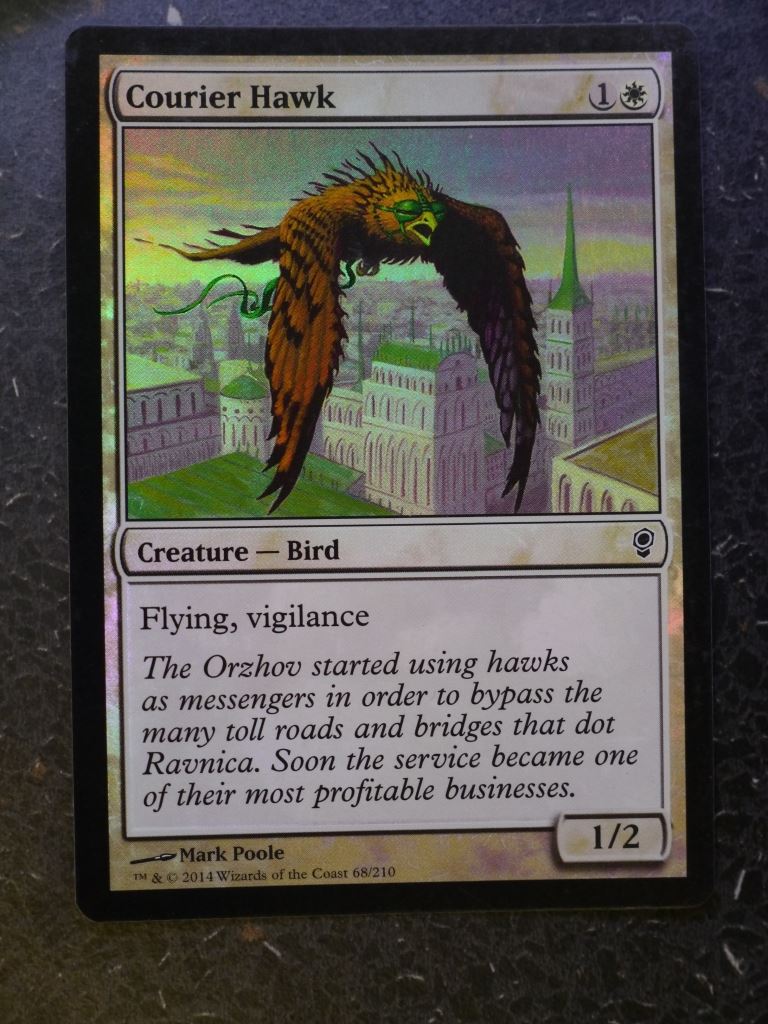 MTG Magic Cards: COURIER HAWK FOIL # 4I8
