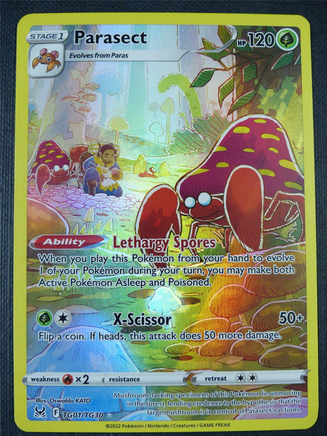 Parasect TG01/TG30 Holo - Pokemon Card #7PW