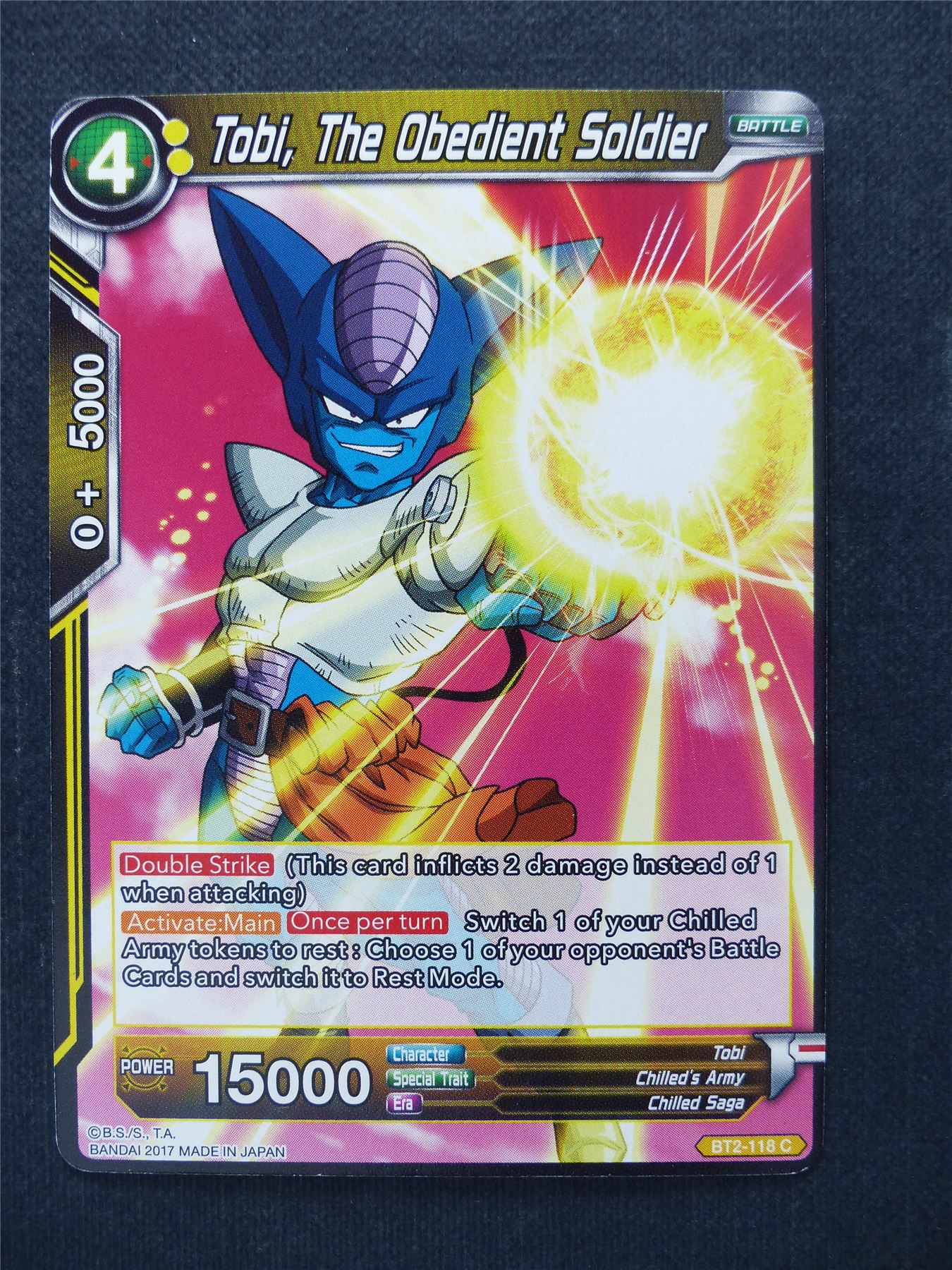 Tobi the Obedient Soldier - Dragon Ball Super Cards #XP