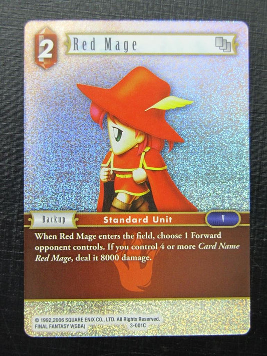 Red Mage 3-001C Foil - Final Fantasy Card # 6I58