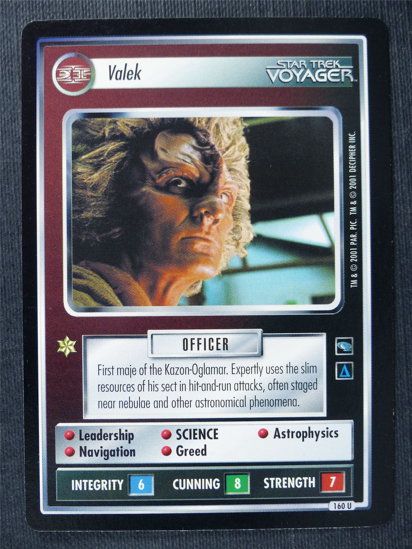Valek - Voyager - Star Trek Cards #14Y