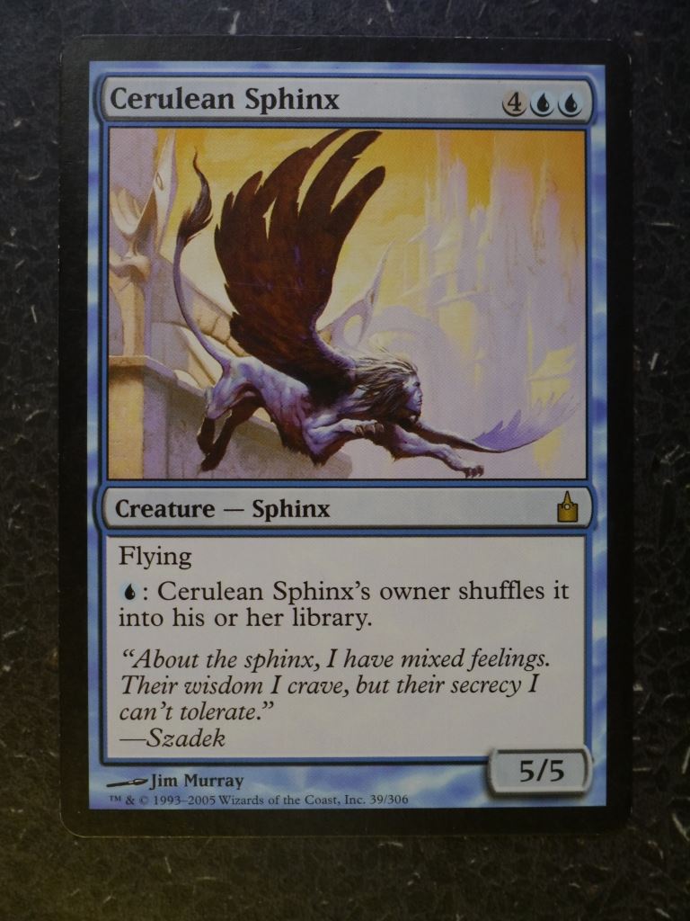 MTG Magic Cards: CERULEAN SPHINX # 6D61