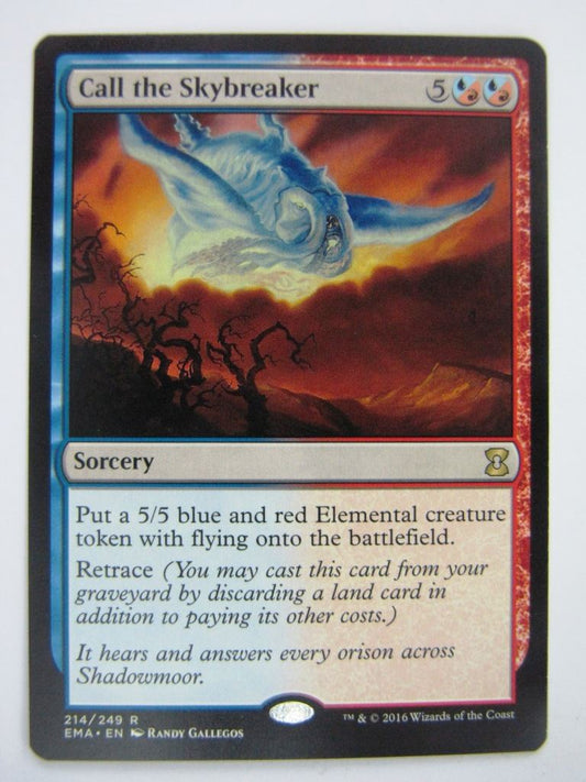 MTG Magic Cards: Eternal Masters: CALL THE SKYBREAKER # 12A25