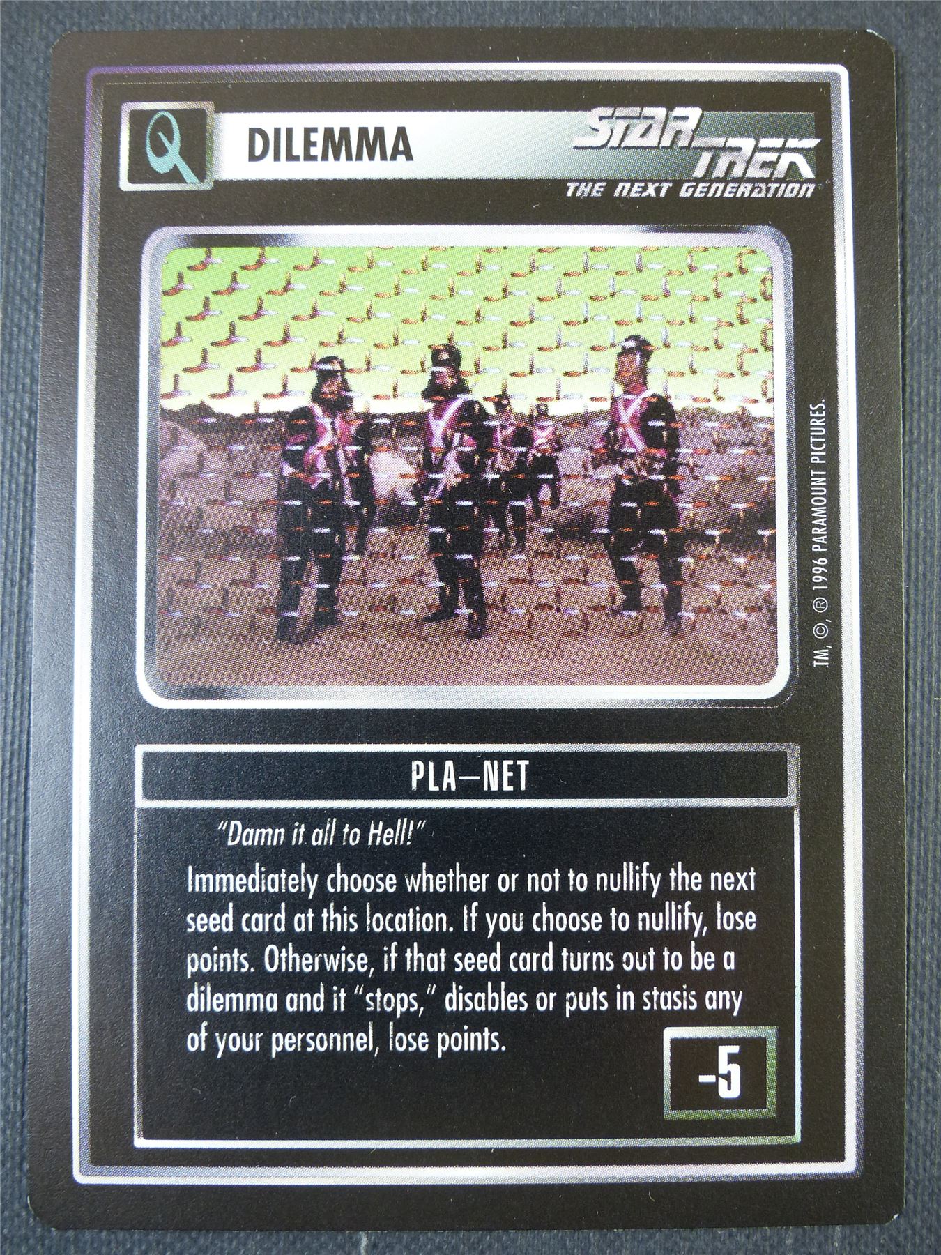 Pla-Net - NG - Star Trek Card #66W