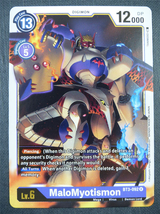 MaloMyotismon BT3-092 R - Digimon Card #9H4