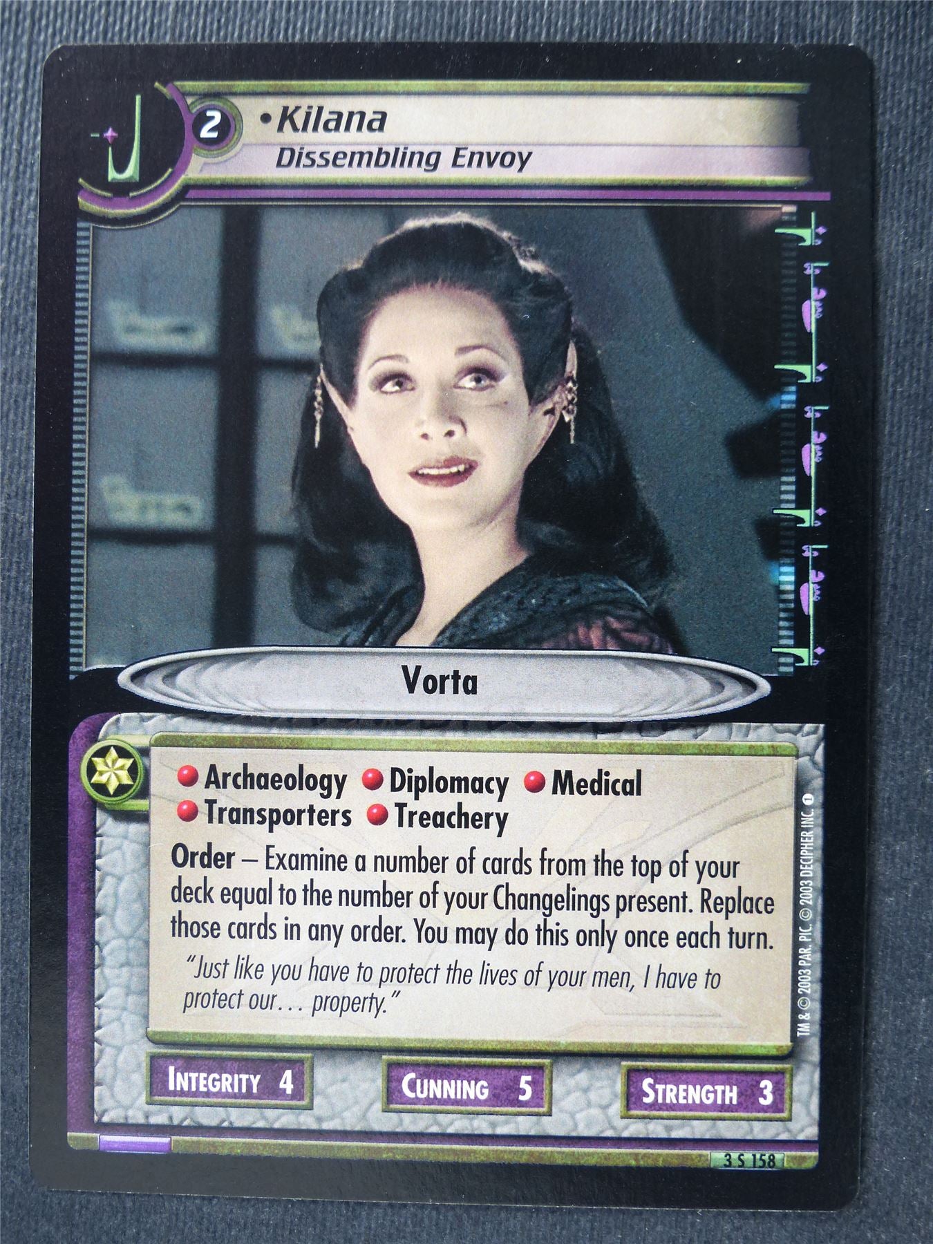 Kilana - Star Trek Card #4WZ